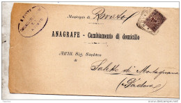 1904   LETTERA CON ANNULLO ROVATO BRESCIA - Marcofilía