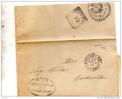 1899  LETTERA CON ANNULLO CORIGLIANO CALABRO COSENZA - Poststempel