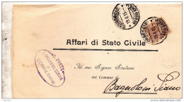 1915    LETTERA  CON ANNULLO CORREGGIO REGGIO EMILIA - Storia Postale