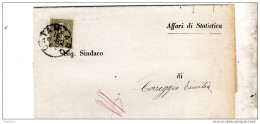 1882   LETTERA CON ANNULLO  CATANZARO - Storia Postale