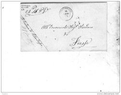 1873   LETTERA  CON ANNULLO REDONDESCO   MANTOVA - Marcofilía