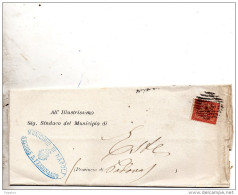 1890   LETTERA CON ANNULLO S. MARIANOVA ANCONA - Poststempel