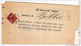 1888  LETTERA CON ANNULLO PAVIA - Marcofilía