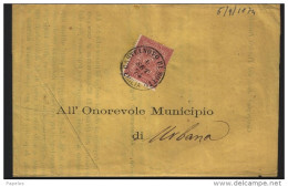 1874  LETTERA CON ANNULLO  CASTELNOVO DI SOTTO REGGIO EMILIA - Poststempel