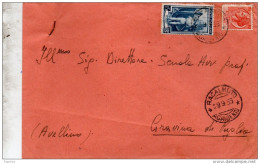 1955  LETTERA   CON ANNULLO RACALMUTO AGRIGENTO - 1946-60: Storia Postale