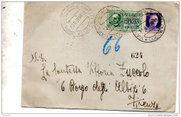 1938   LETTERA ESPRESSO CON ANNULLO  VIAREGGIO LUCCA - Poststempel