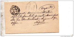 1899   LETTERA  CON ANNULLO NAPOLI - Marcophilie