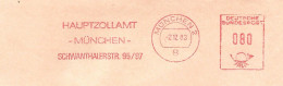 EMA ALLEMAGNE DEUTSCHLAND BUND GERMANY DOUANE ZOLL ZOLLAMT HAUPTZOLLAMT MUNCHEN 8 1983 - Police - Gendarmerie