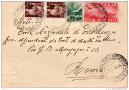 1948 LETTERA CON ANNULLO BARI - 1946-60: Poststempel