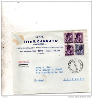 1964  LETTERA  ESPRESSO CON ANNULLO ROMA APPIO - 1961-70: Marcophilie