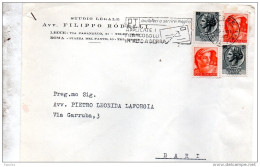 1963     LETTERA CON ANNULLO LECCE - 1961-70: Storia Postale