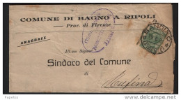 1926  LETTERA CON ANNULLO BANDINO FIRENZE - Marcofilie