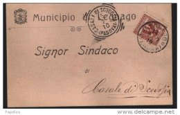 1910   CARTOLINA CON ANNULLO  LEGNAGO  VERONA - Marcophilia