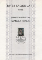 Germany Deutschland 1983-5 Antoine Pesne, Barbarina, French-born Court Painter Of Prussia, Canceled In Berlin - 1981-1990