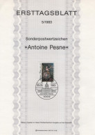Germany Deutschland 1983-05 Antoine Pesne, Barbarina, French-born Court Painter Of Prussia, Canceled In Berlin - 1981-1990