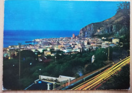 CARTOLINA  ITALIA PALERMO CEFALù PANORAMA NOTTURNO Italy Postcard ITALIEN Ansichtskarten - Palermo