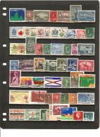 CANADA  50 DIFFERENT USED (STOCK SHEET NOT INCLUDED) (CONDITION PER SCAN) (Per50-6) - Collections