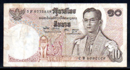 659-Thailande 10 Baht 1969/70 5F677 - Thaïlande