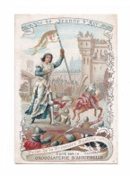 Vie De Jeanne D'Arc N° 11, Prise De La Première Bastille, éd. Chocolaterie D'Aiguebelle - Devotieprenten