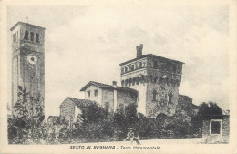 Italy Postcard Sesto Al Reghena Torre Monumentale - Sonstige & Ohne Zuordnung