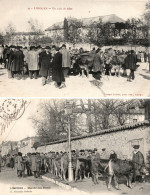 87. HAUTE-VIENNE - LIMOGES. Marché Aux Bovins. 2 Cartes. - Limoges