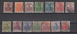 Repubblica Di Weimar (1920/1921) - Mi. 140/153 Ø - Used Stamps