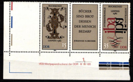 DDR W Zd 529 DV L Postfrisch #KB632 - Zusammendrucke
