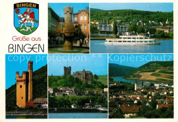 73259973 Bingen Rhein Schloss Schiff Bingen Rhein - Bingen