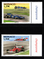 MONACO 2024 - SERIE 2 TP /  LES VOITURES DE COURSE MYTHIQUES - NEUFS ** - Unused Stamps