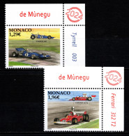 MONACO 2024 - SERIE 2 TP /  LES VOITURES DE COURSE MYTHIQUES - NEUFS ** - Unused Stamps