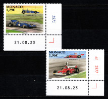 MONACO 2024 - SERIE 2 TP /  LES VOITURES DE COURSE MYTHIQUES - NEUFS ** - Unused Stamps