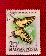 HONGRIE 1959 1v Oblitéré YT 1791 Farfalle Papillons Butterflies Mariposas Schmetterlinge UNGARN MAGYAR UNGHERIA - Mariposas