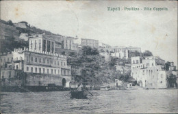 Cs116 Cartolina Napoli  Citta' Posillipo Villa Cappella 1928 Campania - Napoli