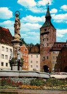 73259227 Landsberg Lech Turm Marienbrunnen Landsberg Lech - Landsberg