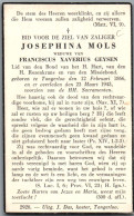 Bidprentje Tongerlo - Mols Josephina (1866-1943) - Santini