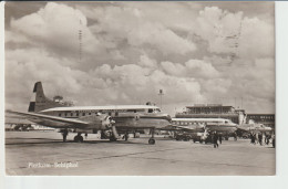 Vintage Rppc KLM K.L.M Royal Dutch Airlines Convair 240 & Vickers Viking Aircraft @ Schiphol Airport - 1919-1938: Fra Le Due Guerre