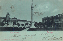 Italy Postcard Ferrara Piazza Ariostea - Ferrara