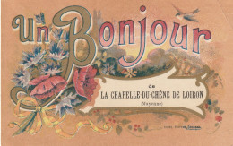 Loiron 53 (10402) Un Bonjour De La Chapelle-du-Chêne De Loiron, Rare - Altri & Non Classificati