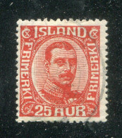 "ISLAND" 1921, Mi. 102 Gestempelt (R1256) - Gebraucht