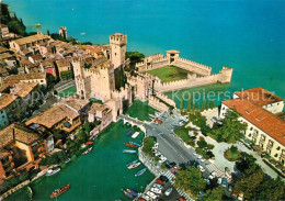 73258461 Sirmione Lago Di Garda Lago Di Garda Scaligero Castle Fliegeraufnahme S - Sonstige & Ohne Zuordnung