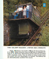 Trains - Funiculaires - The Cliff Railway , Lynton And Lynmouth - CPM - Carte Neuve - Voir Scans Recto-Verso - Funicolari