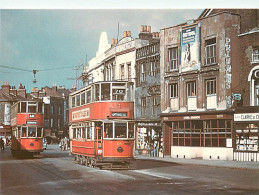 Trains - Tramways - Royaume-Uni - United Kingdom - London - This 1949 View Was Taken At Greenwich Church, The Temninus O - Strassenbahnen