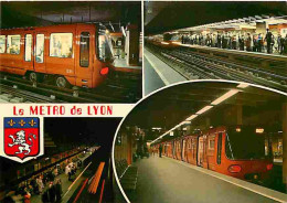 Trains - Métro - Métro De Lyon - Multivues - CPM - Voir Scans Recto-Verso - Subway