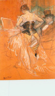 Art - Peinture - Henri De Toulouse Lautrec - Femme Mettant Son Corset, 1896 - CPM - Carte Neuve - Voir Scans Recto-Verso - Malerei & Gemälde