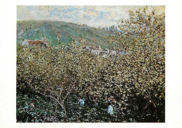 Art - Peinture - Claude Monet - Vétheuil , Les Pruniers En Fleur - Carte Neuve - CPM - Voir Scans Recto-Verso - Malerei & Gemälde