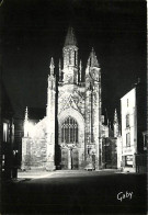 44 - Guérande - La Collégiale. Façade Illuminée - Mention Photographie Véritable - CPSM Grand Format - Voir Scans Recto- - Guérande