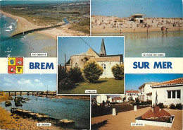 85 - Brem Sur Mer - Multivues - Scènes De Plage - Blasons - CPM - Voir Scans Recto-Verso - Sonstige & Ohne Zuordnung