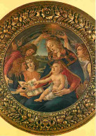 Art - Peinture - Firenze - Galleria Uffizi - Botticelli - La Vierge Du Magnificat - CPM - Voir Scans Recto-Verso - Malerei & Gemälde