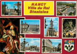 54 - Nancy - Ville Du Roi Stanislas - Multivues - Blasons - CPM - Voir Scans Recto-Verso - Nancy