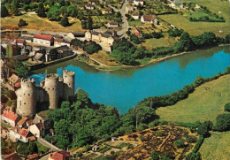 03 - Bourbon L'Archambault - Le Château Et L'étang - Vue Aérienne - CPM - Flamme Postale - Voir Scans Recto-Verso - Bourbon L'Archambault